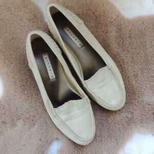 Partners Leather Slip On Flats